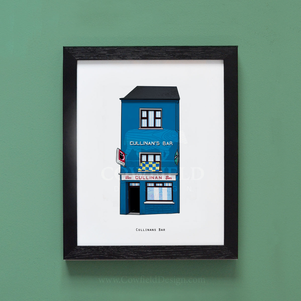 Cullinans Bar - Clare Illustrated Pubs of Clare