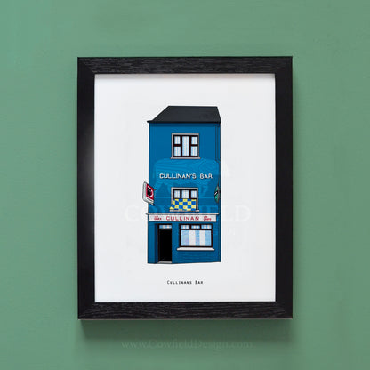 Cullinans Bar - Clare Illustrated Pubs of Clare