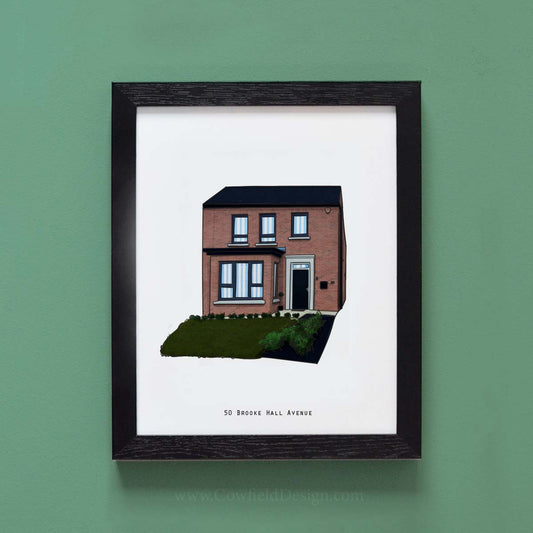 2 custom house illustration
