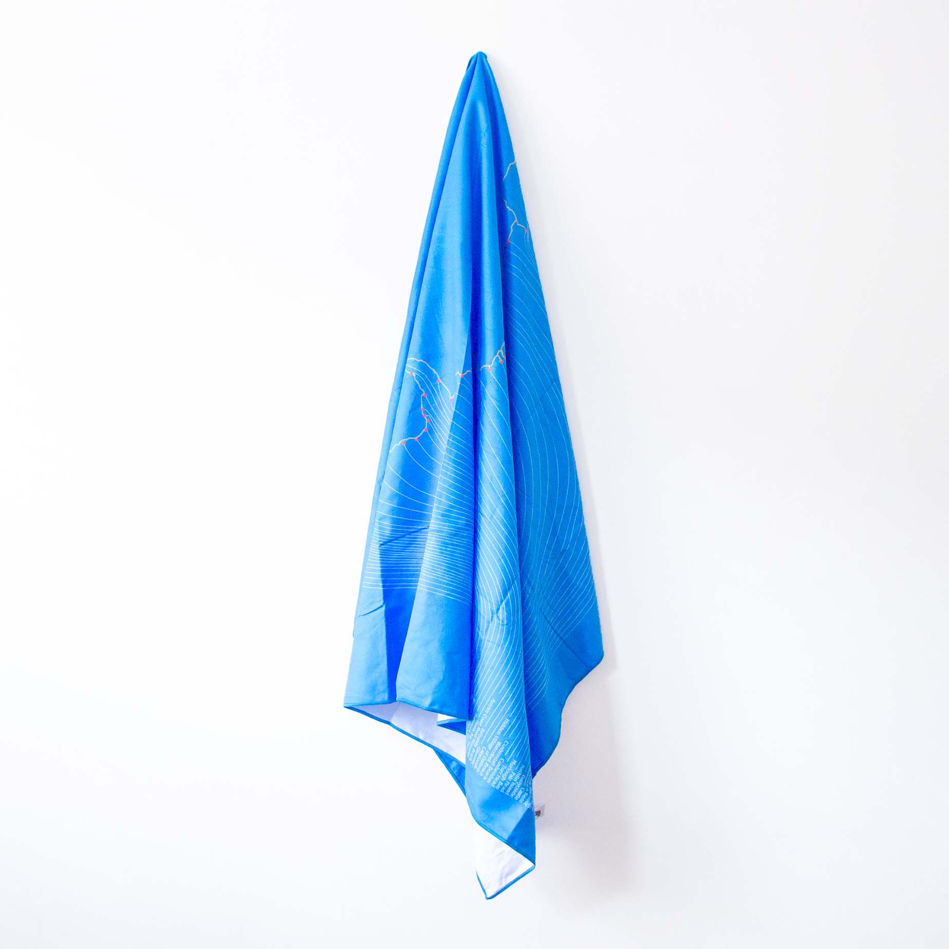 North Coast Map - Beach Towel