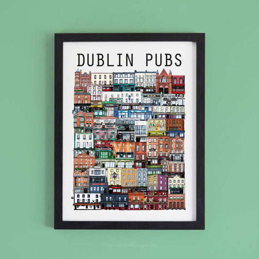 300x400mm Dublin Pubs