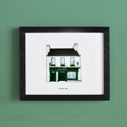 Egans Bar - Clare Illustrated Pubs of Clare