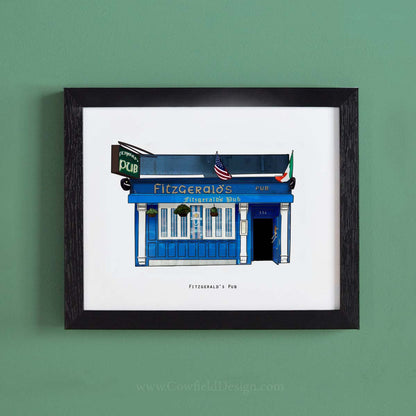 Fitzgerald's Pub - NYC Illustrated Pubs of New York