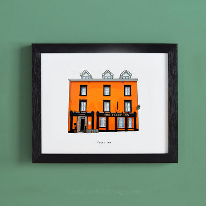 The Fleet Inn - Donegal Illustrated Pubs of Donegal