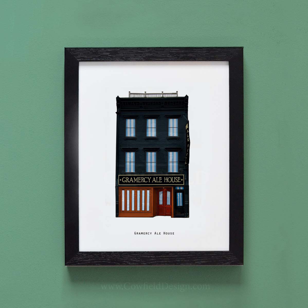 Gramercy Ale House - NYC Illustrated Pubs of New York