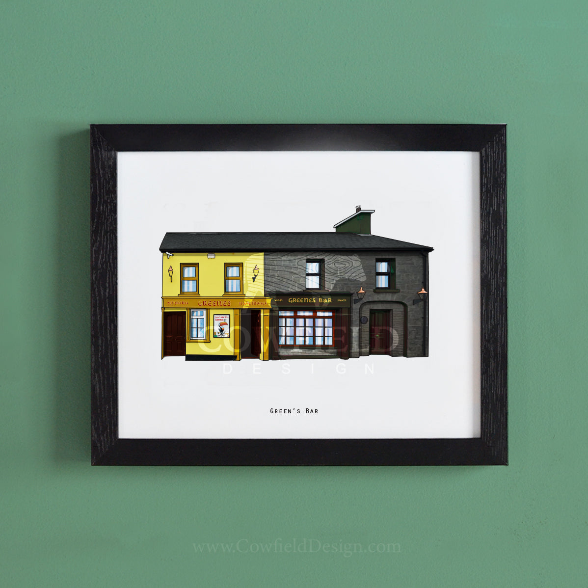Green's Bar - Clare Illustrated Pubs of Clare
