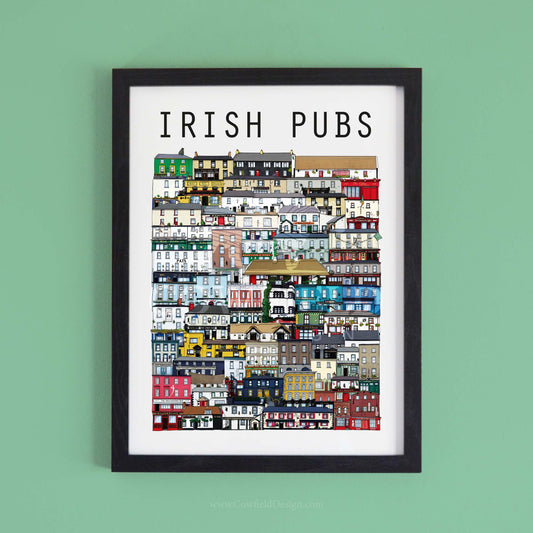 Irish Pubs Illustration