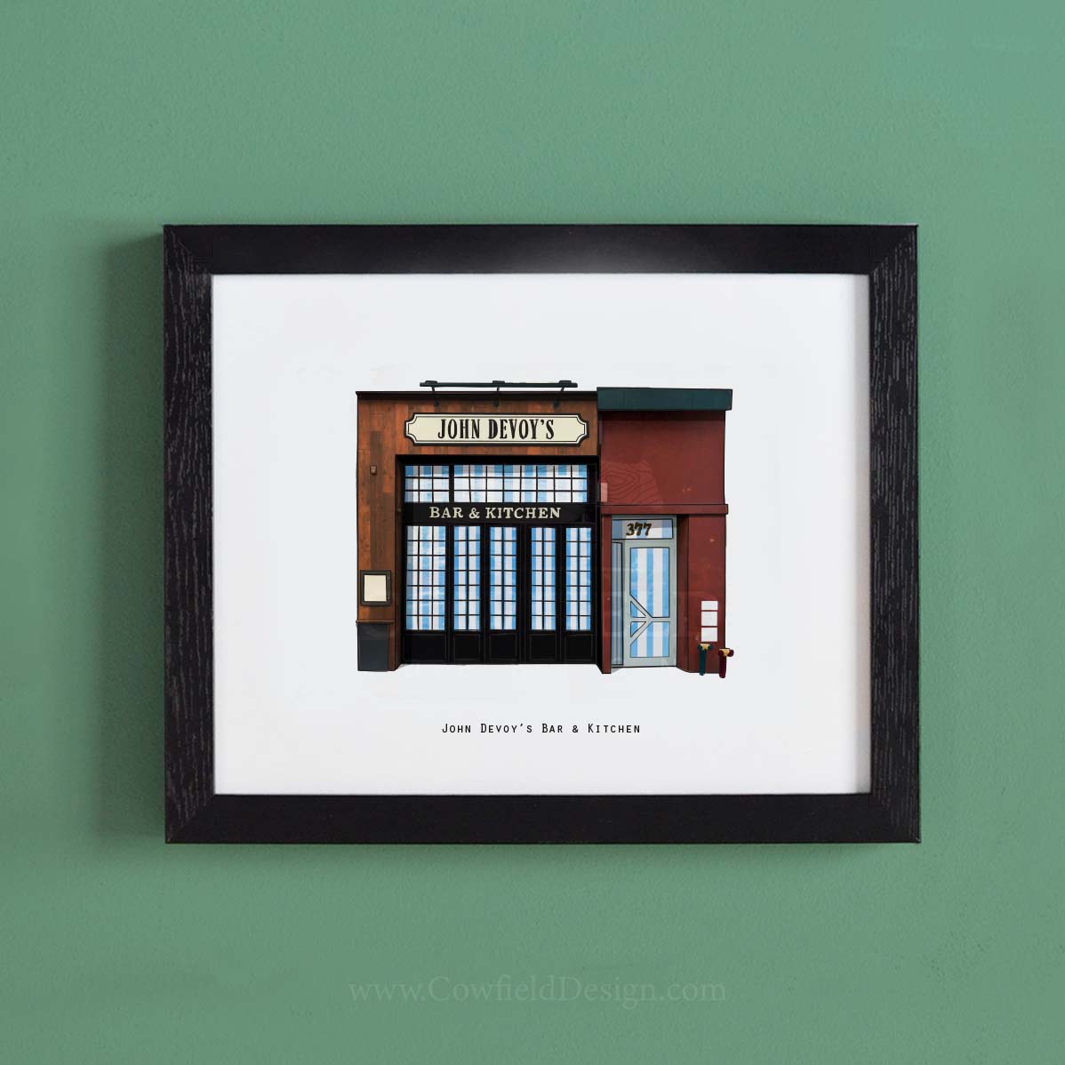 John Devoy's Bar & Kitchen - NYC Illustrated Pubs of New York