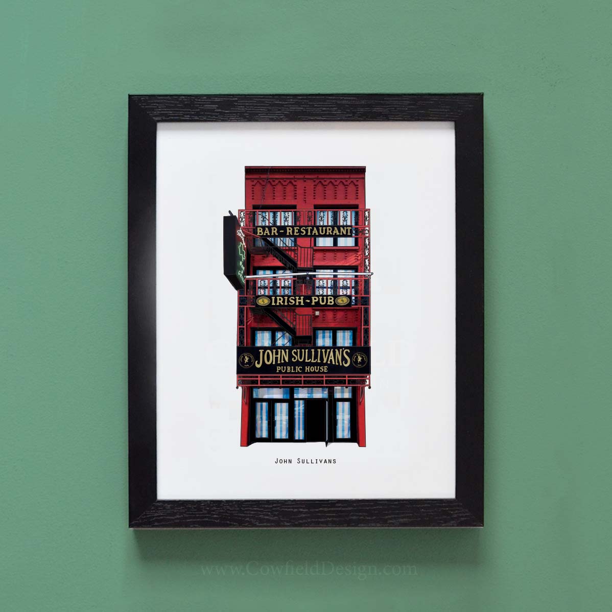 John Sullivans - NYC Illustrated Pubs of New York