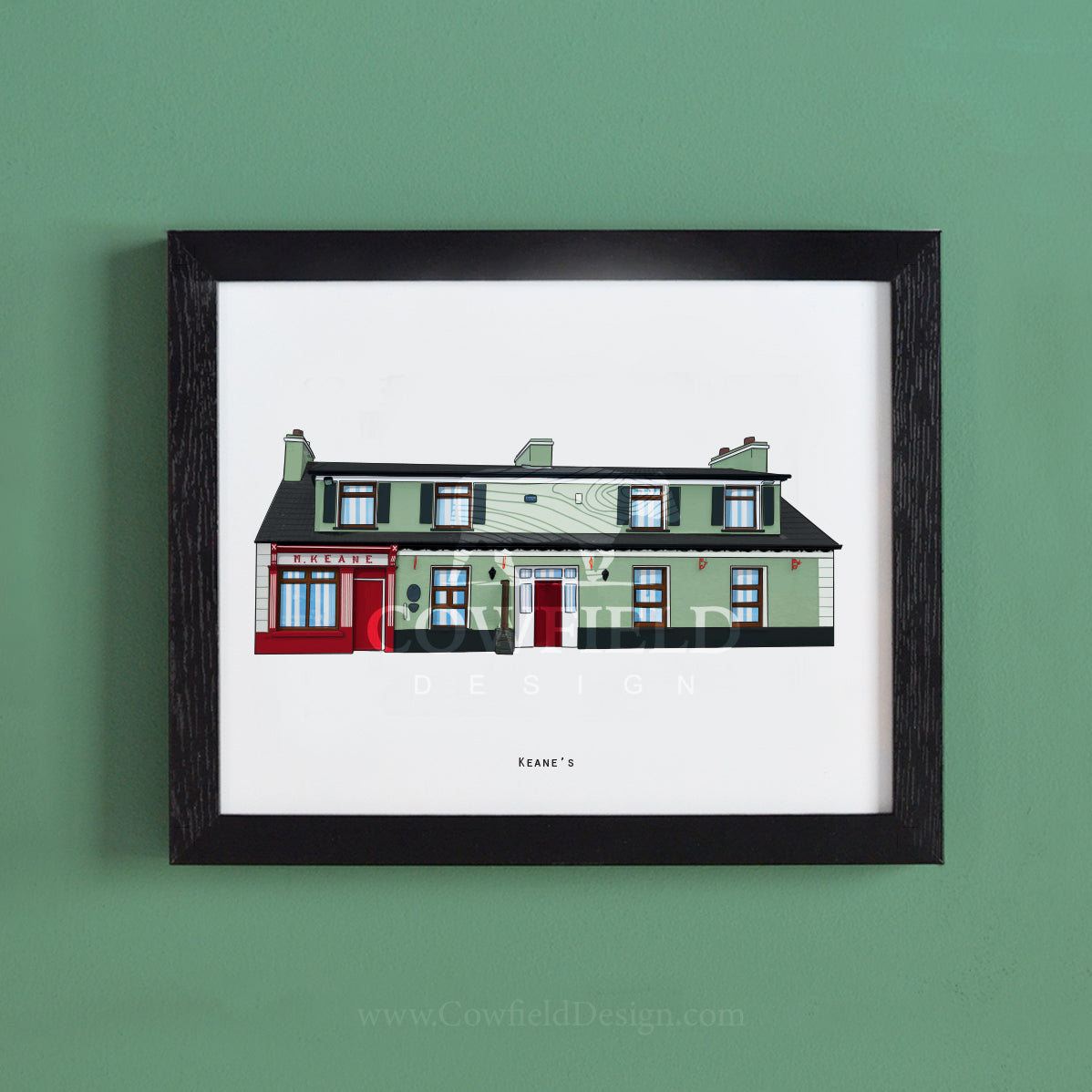 Keane’s Bar - Clare Illustrated Pubs of Clare