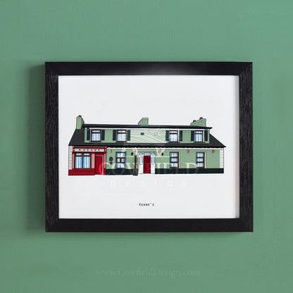 Keane’s Bar - Clare Illustrated Pubs of Clare
