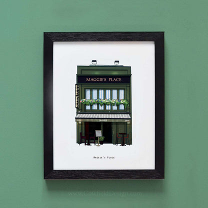 Maggie's Place - NYC Illustrated Pubs of New York