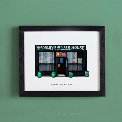 McSorley's Old Ale House - NYC Illustrated Pubs of New York