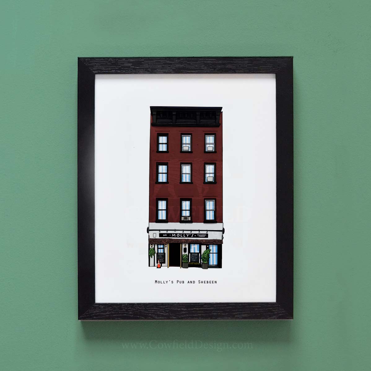 Molly's Pub and Shebeen - NYC Illustrated Pubs of New York
