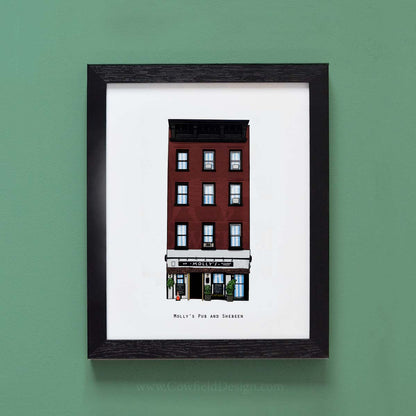 Molly's Pub and Shebeen - NYC Illustrated Pubs of New York