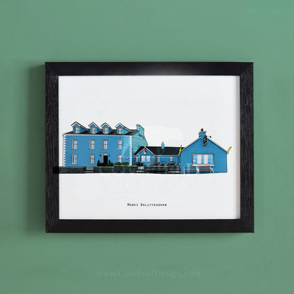 Monks Ballyvaughan - Clare Illustrated Pubs of Clare