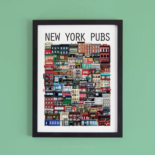 300x400mm New York Pubs