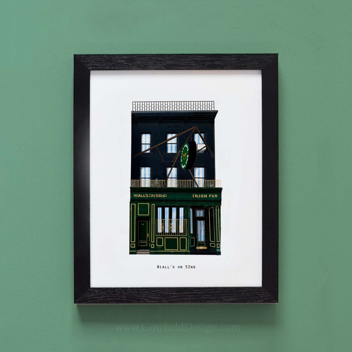Niall's on 52nd - NYC Illustrated Pubs of New York