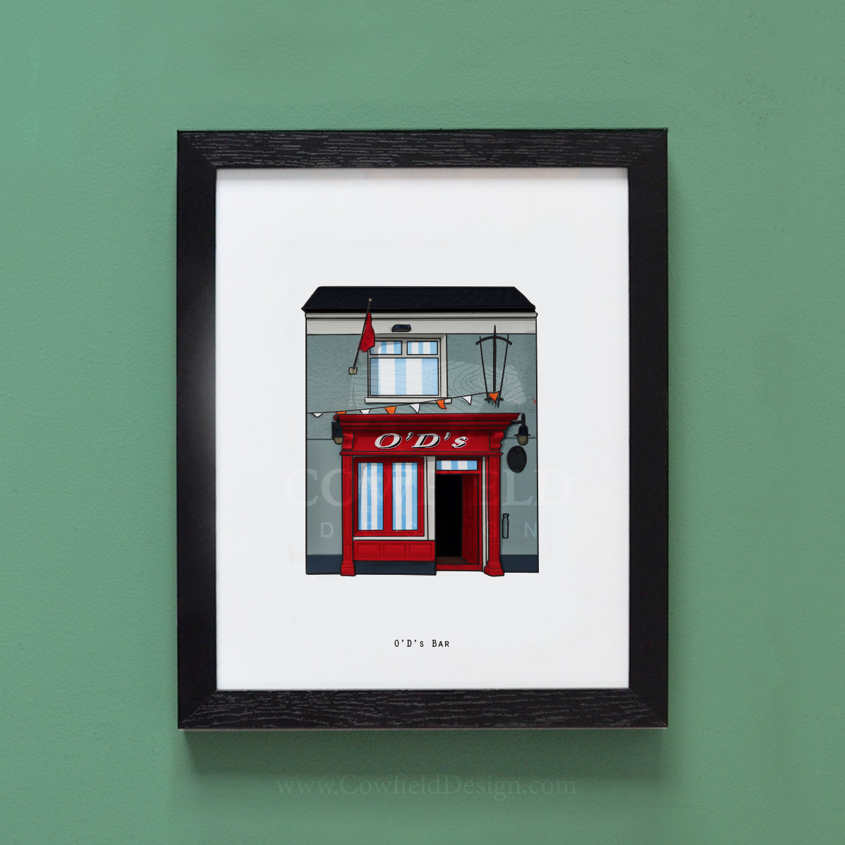 O'D's Bar Illustrated Pubs of Mayo