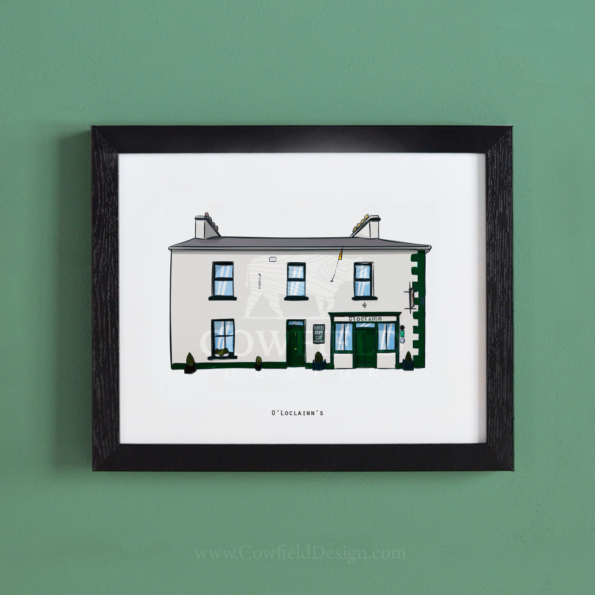 O’Loclainn’s Bar - Clare Illustrated Pubs of Clare