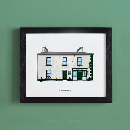 O’Loclainn’s Bar - Clare Illustrated Pubs of Clare