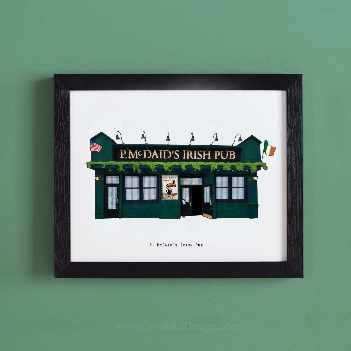 P. McDaid’s Irish Pub - NYC Illustrated Pubs of New York