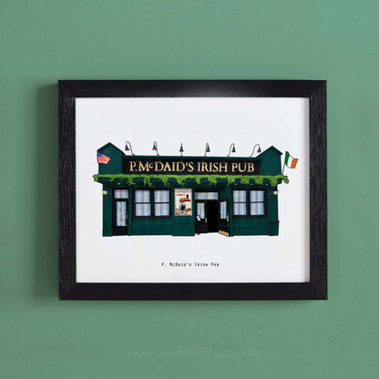 P. McDaid’s Irish Pub - NYC Illustrated Pubs of New York
