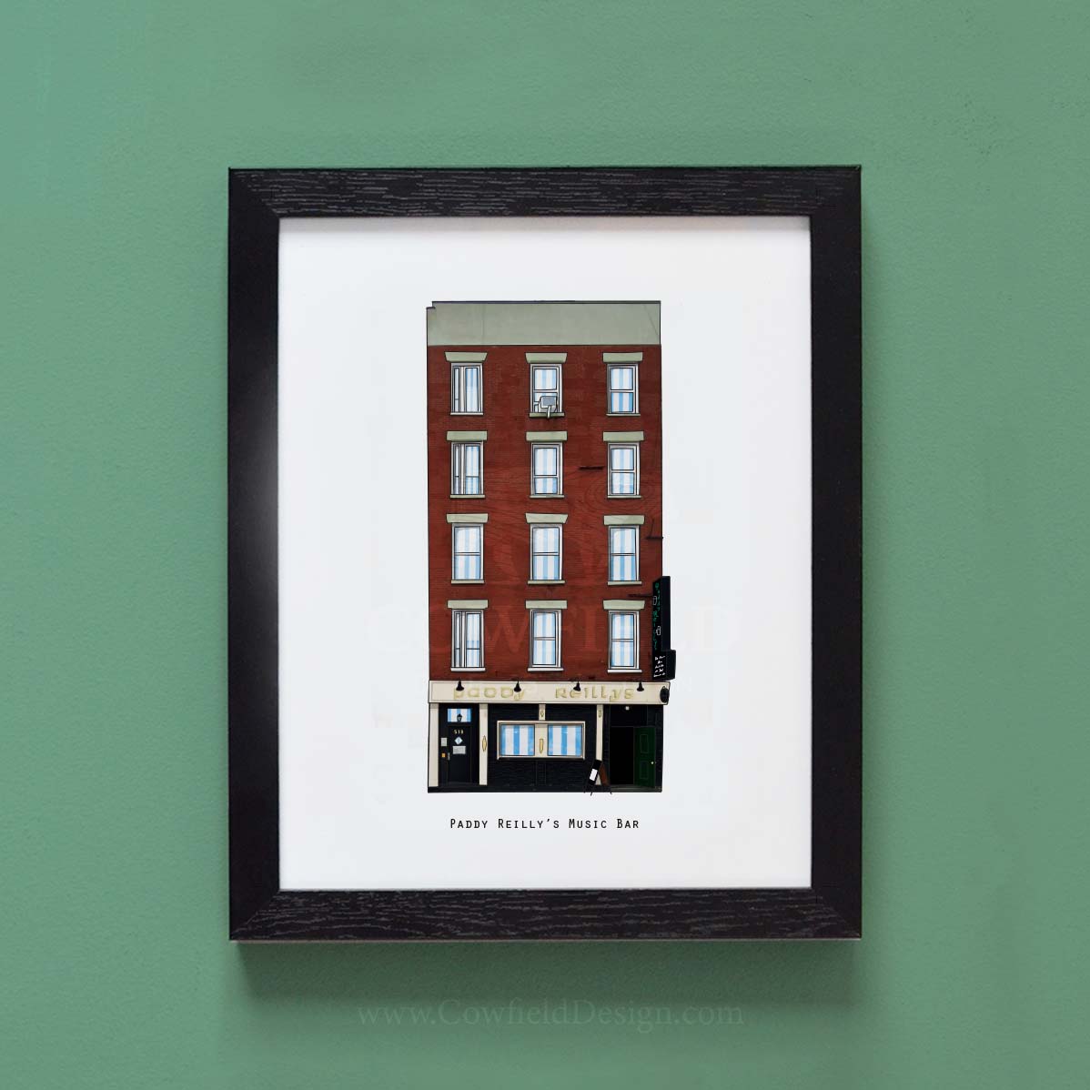 Paddy Reilly’s Music Bar - NYC Illustrated Pubs of New York