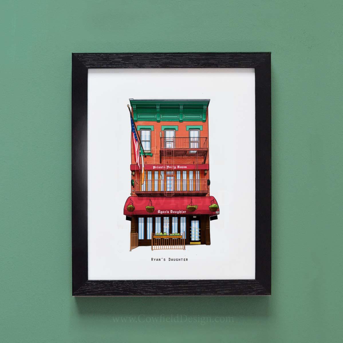 Ryan’s Daughter - NYC Illustrated Pubs of New York