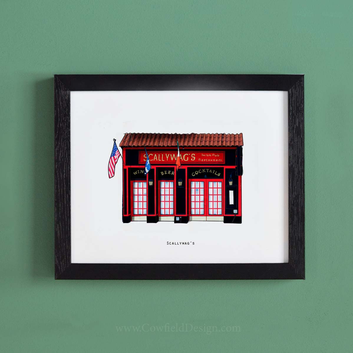 Scallywag’s - NYC Illustrated Pubs of New York