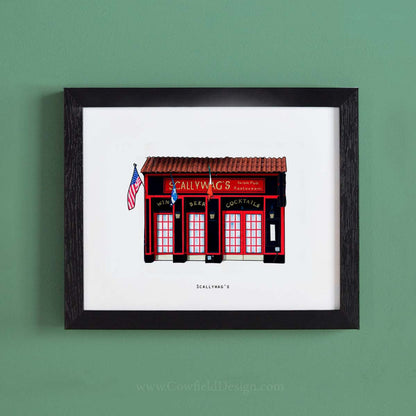 Scallywag’s - NYC Illustrated Pubs of New York