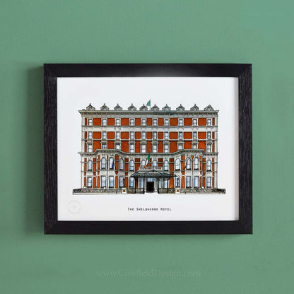 Custom Hotel/Building Illustration