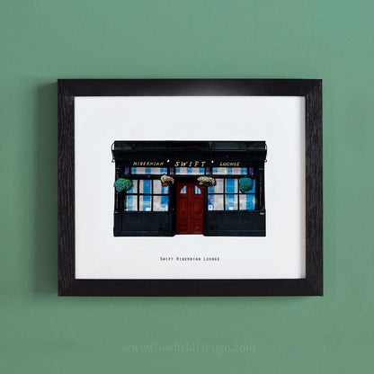 Swift Hibernian Lounge - NYC Illustrated Pubs of New York