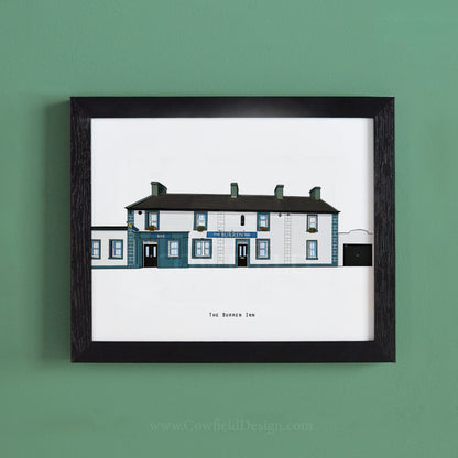 The Burren Inn - Clare Illustrated Pubs of Clare