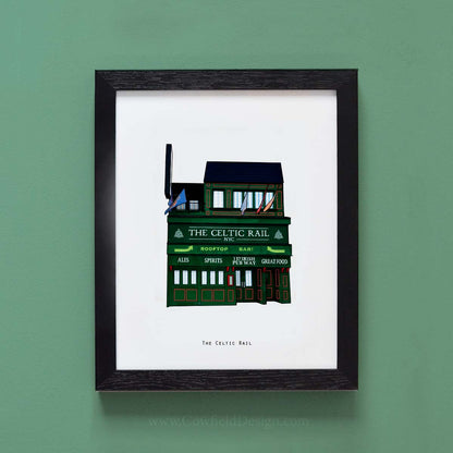 The Celtic Rail - NYC Illustrated Pubs of New York