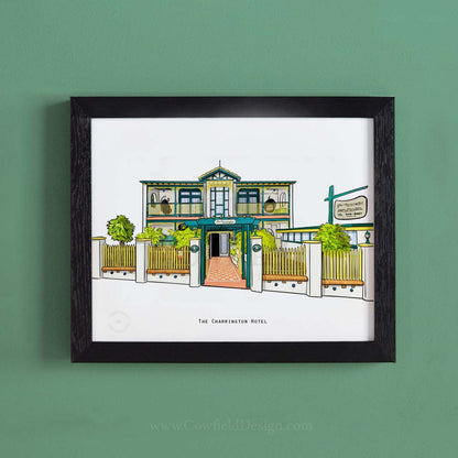 Custom Hotel/Building Illustration