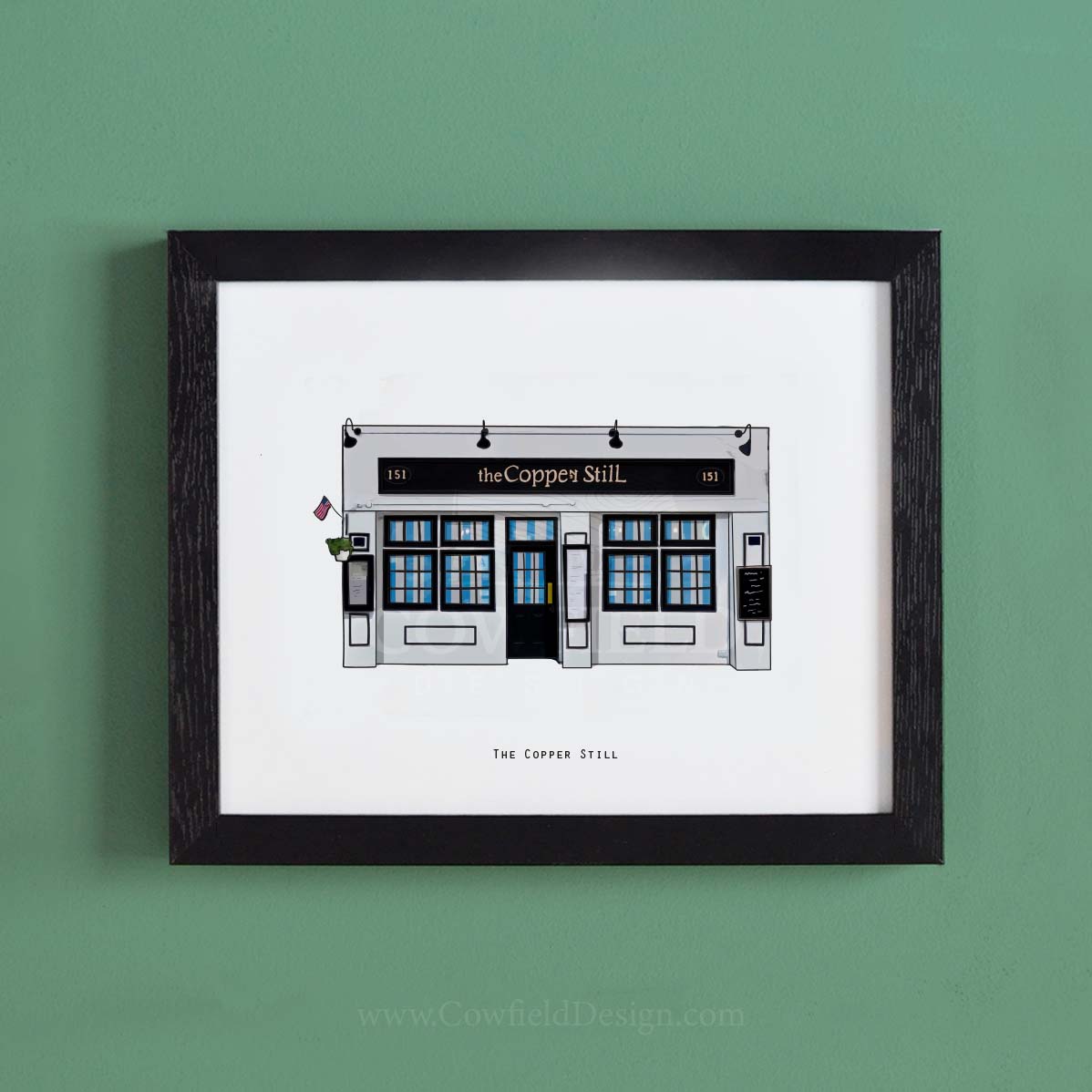 The Copper Still - NYC Illustrated Pubs of New York