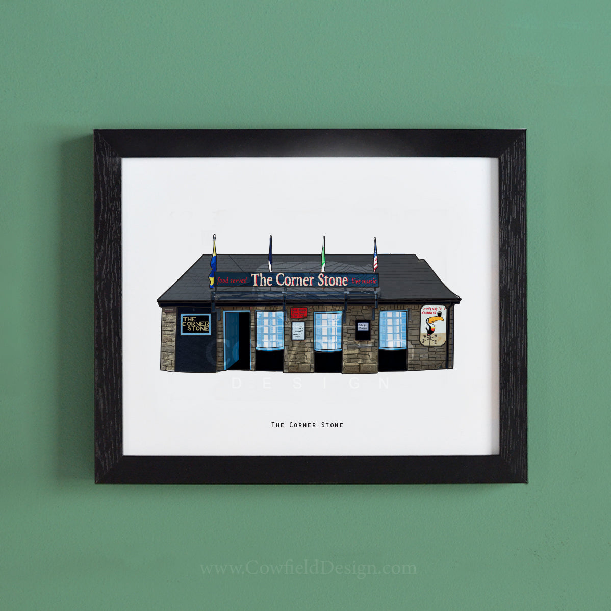 The Corner Stone - Clare Illustrated Pubs of Clare