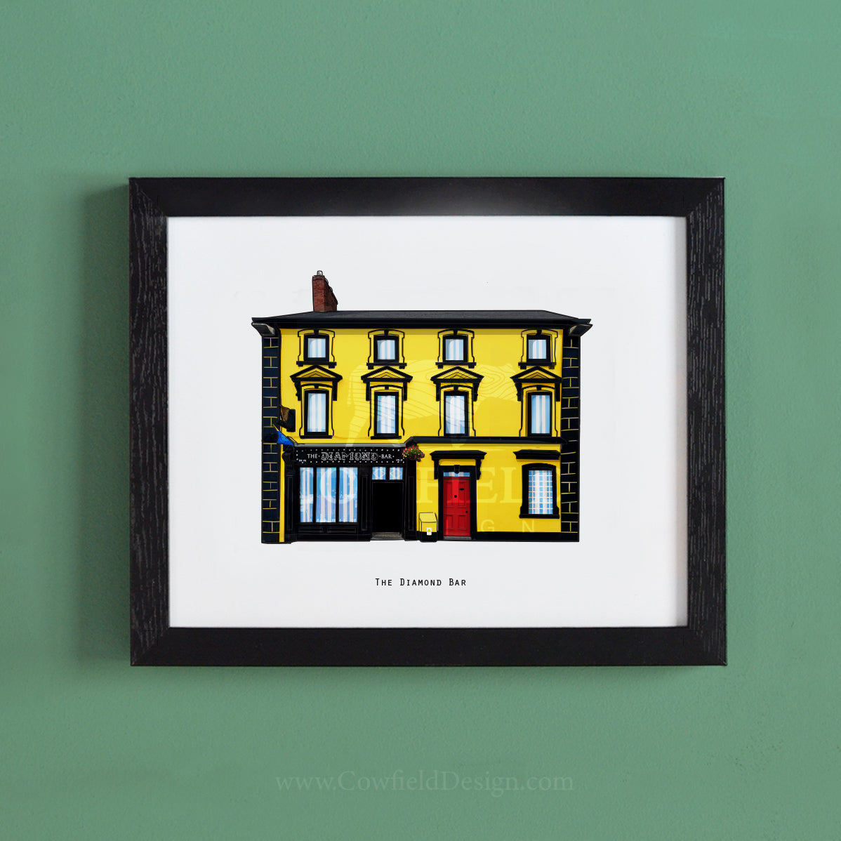 The Diamond Bar - Clare Illustrated Pubs of Clare
