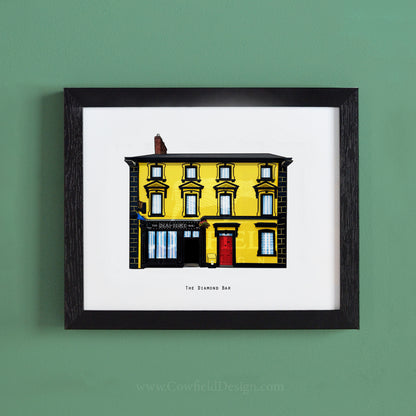 The Diamond Bar - Clare Illustrated Pubs of Clare