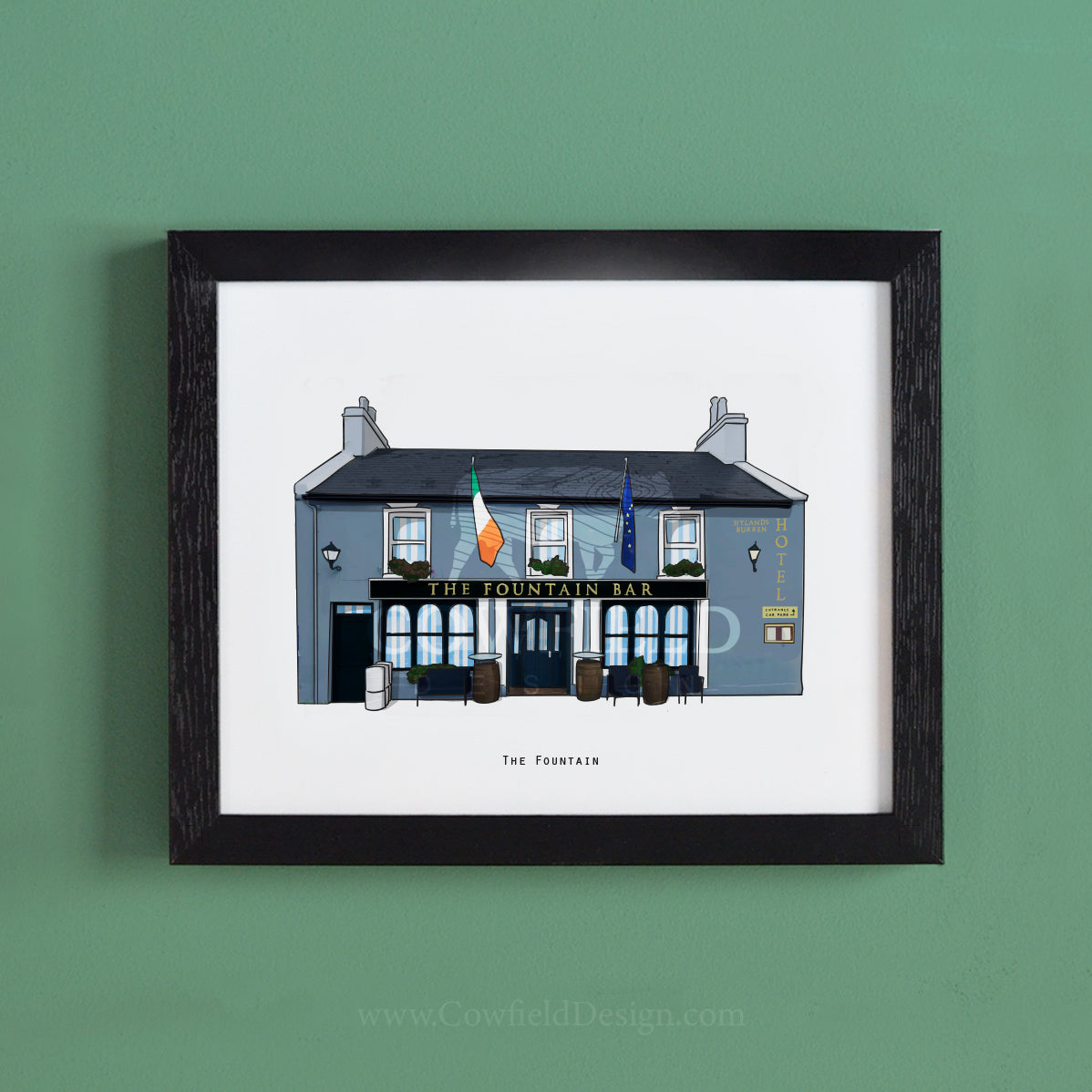 The Fountain Bar - Clare Illustrated Pubs of Clare