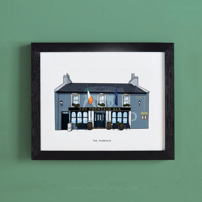 The Fountain Bar - Clare Illustrated Pubs of Clare