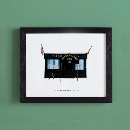 The Peter Dillon's Pub 130 - NYC Illustrated Pubs of New York