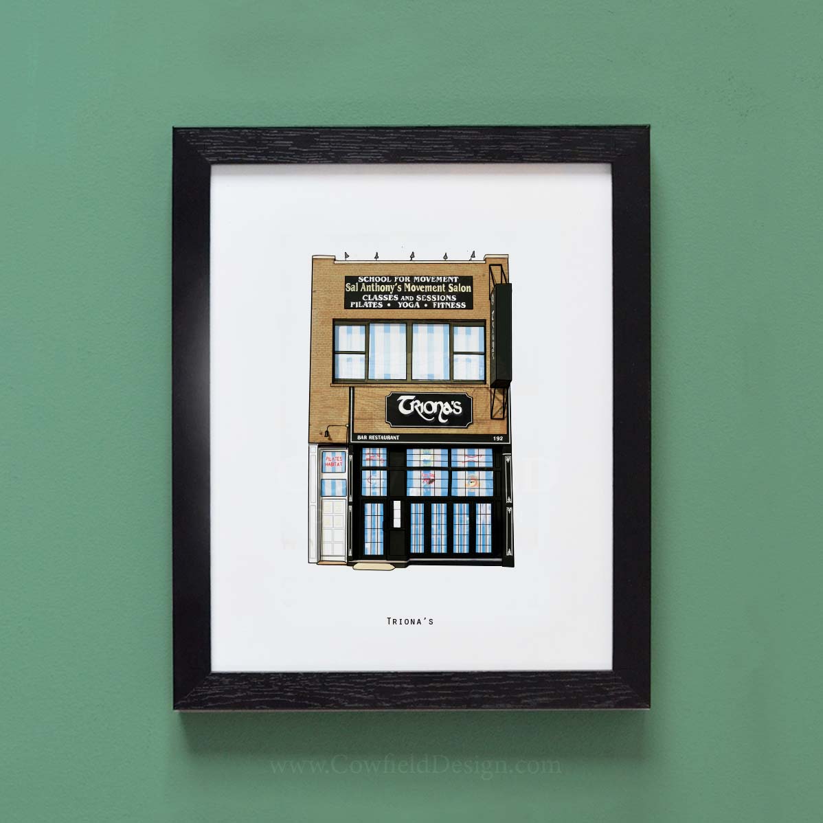 Triona's - NYC Illustrated Pubs of New York