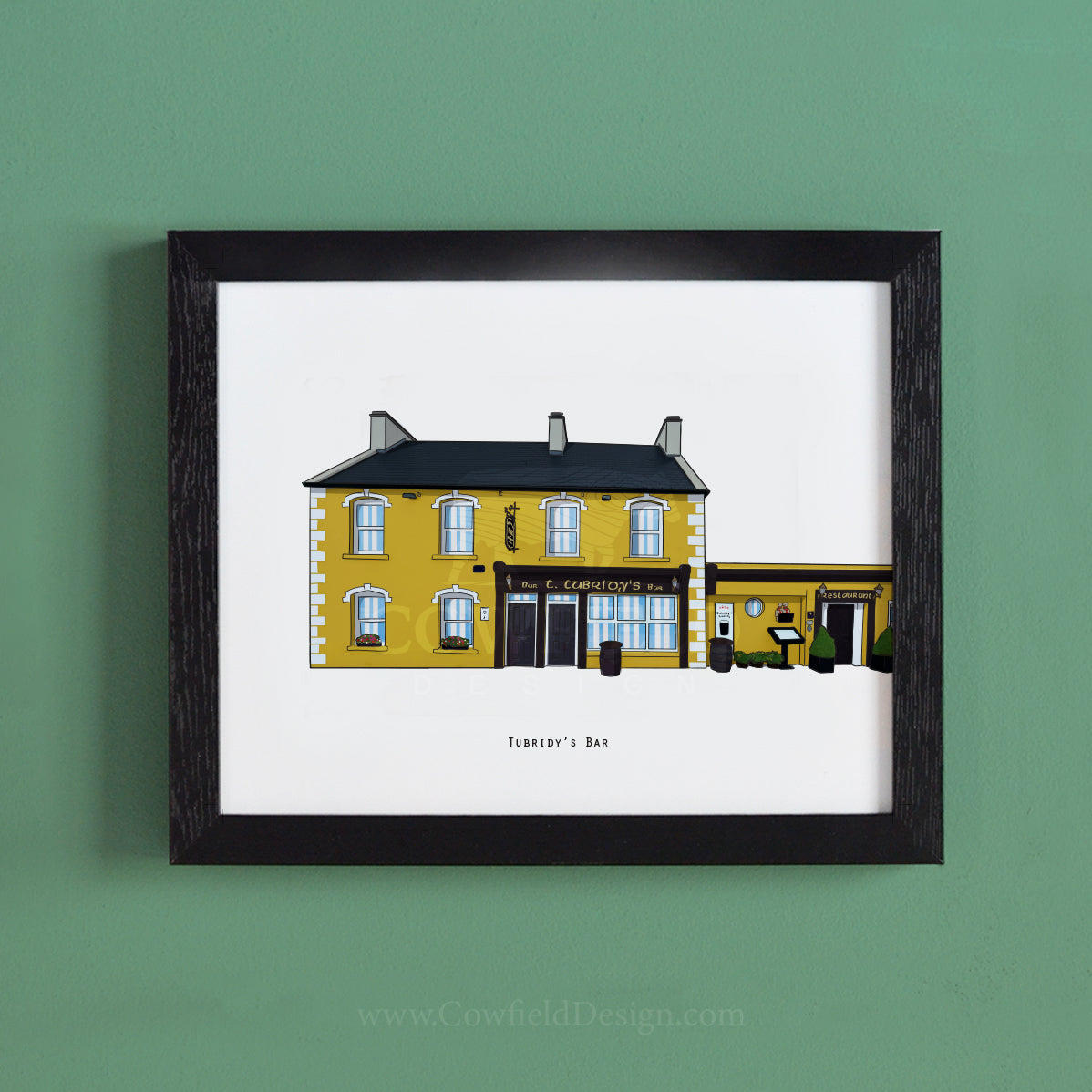 Tubridy's Bar - Clare Illustrated Pubs of Clare