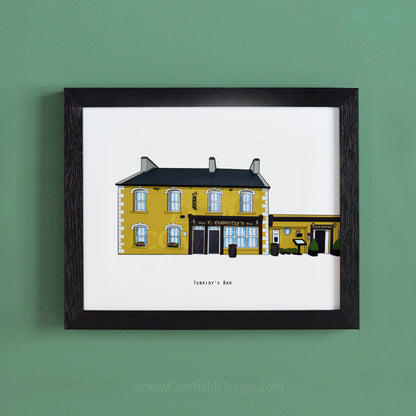 Tubridy's Bar - Clare Illustrated Pubs of Clare