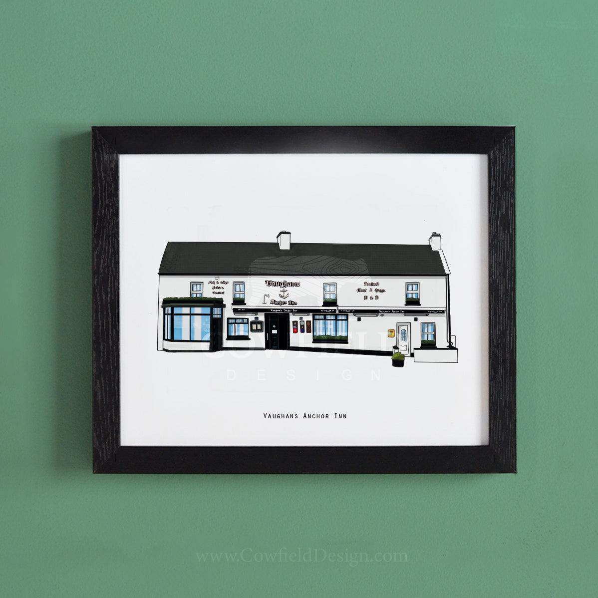 Vaughans Anchor Inn - Clare Illustrated Pubs of Clare