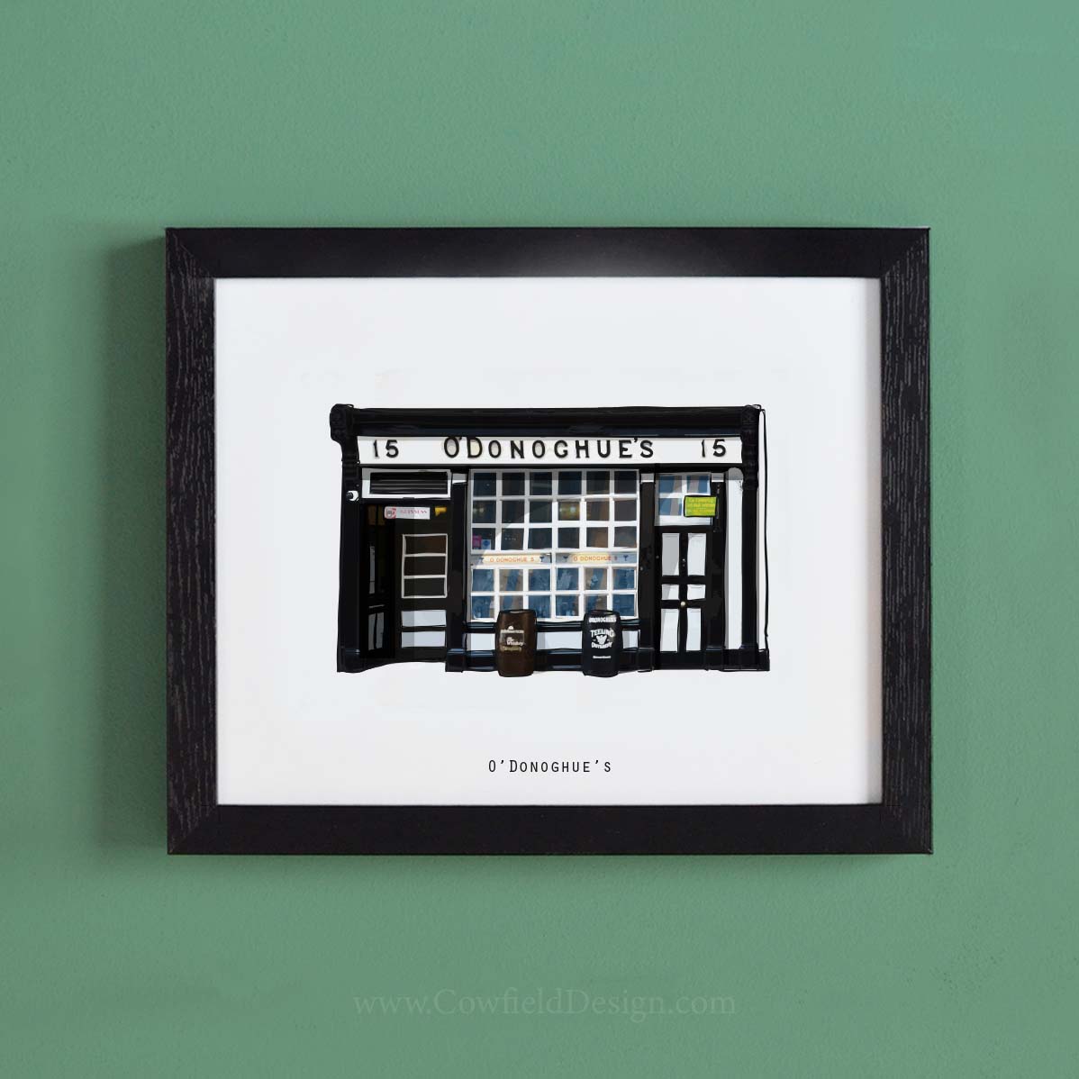 Dublin Pub Illustrations | Pub Prints | Cowfield Design