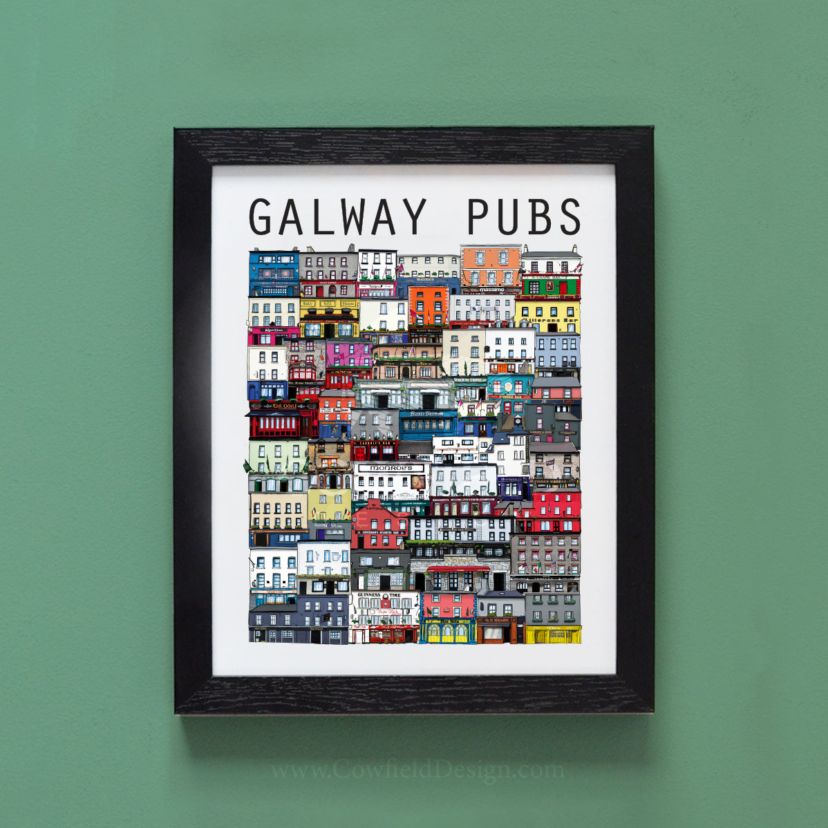8x10 inch Galway Pubs