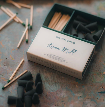 Linen Mill Incense Match Box